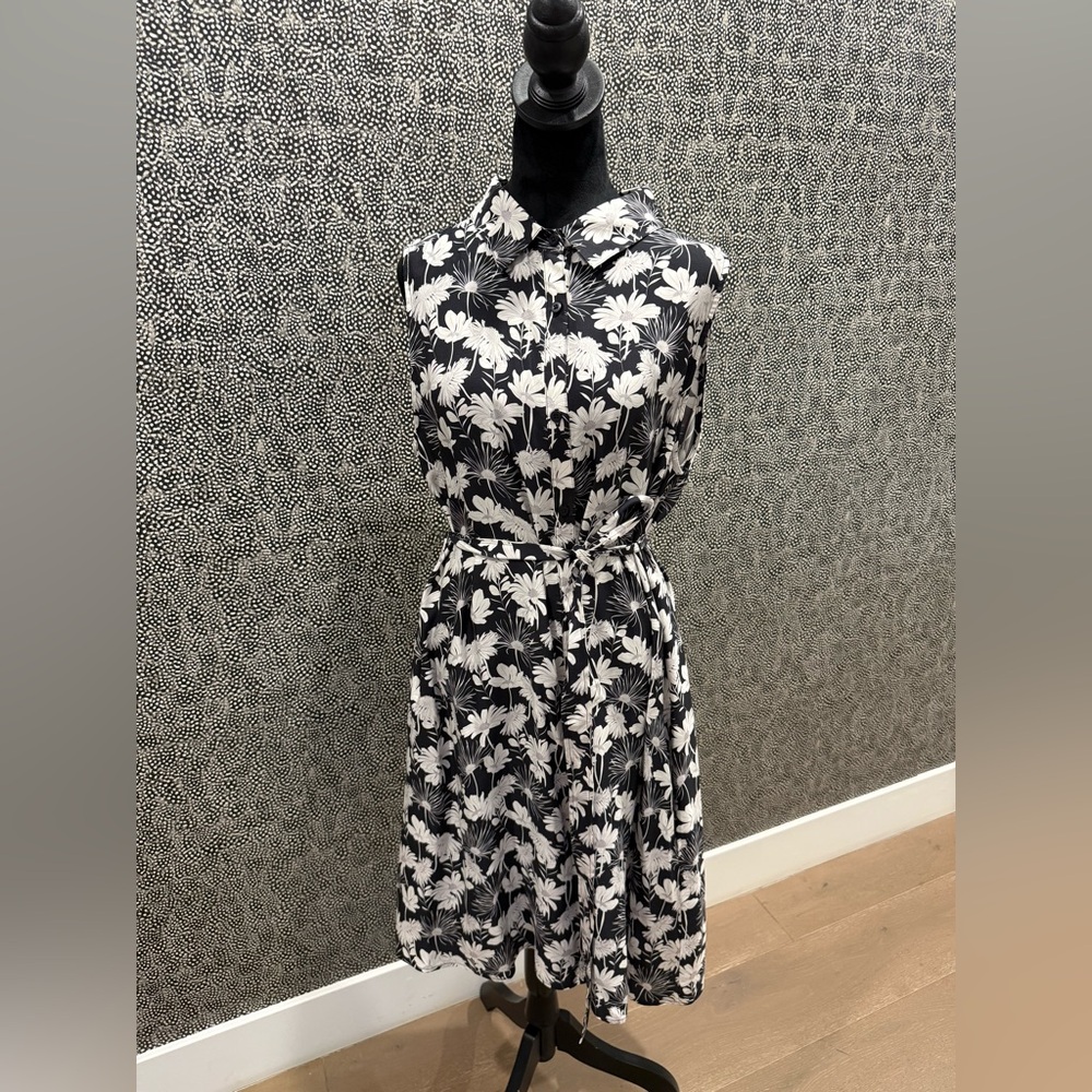 Tuckernuck Sleeveless Floral Shirt Dress